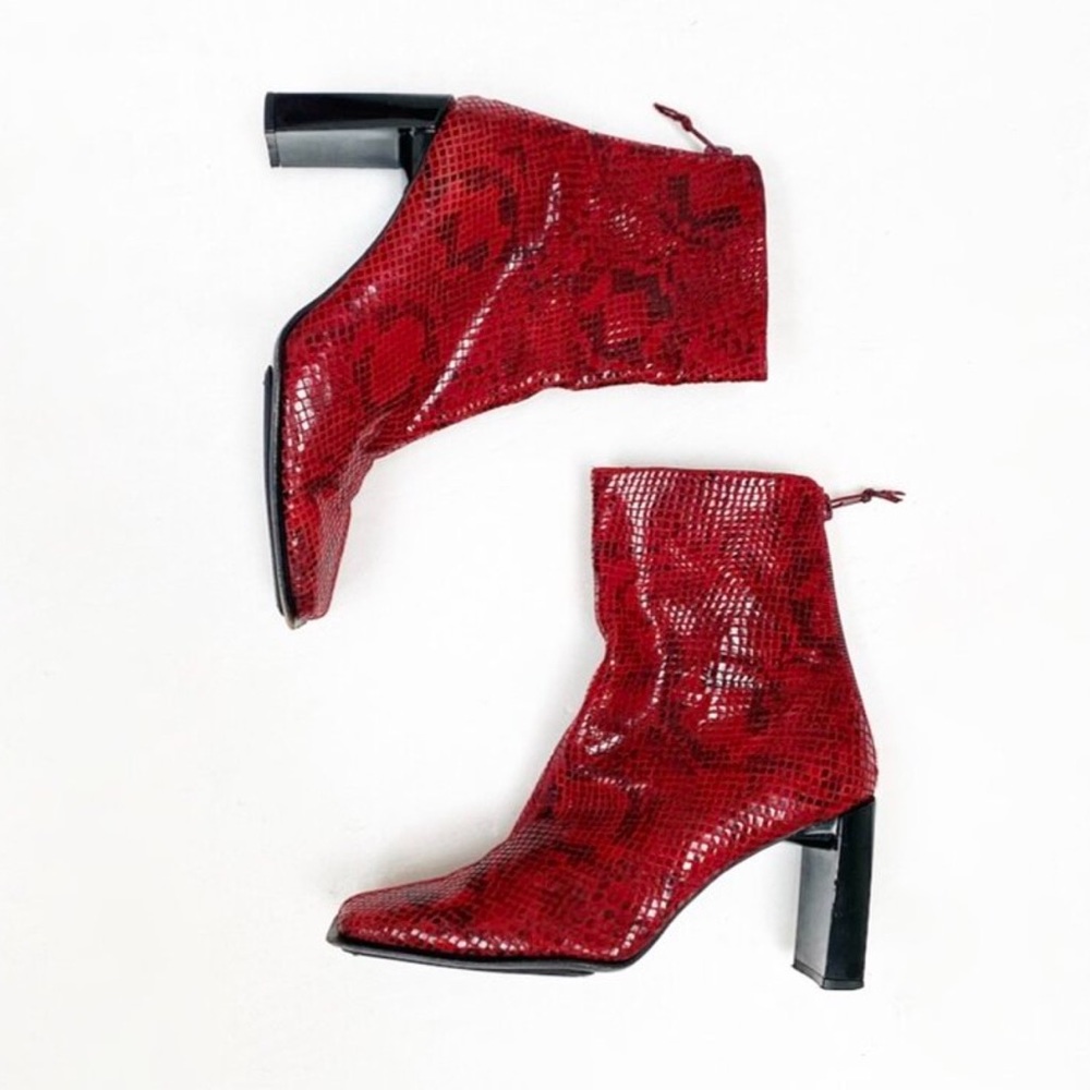 Stuart Weitzman Snakeskin boots